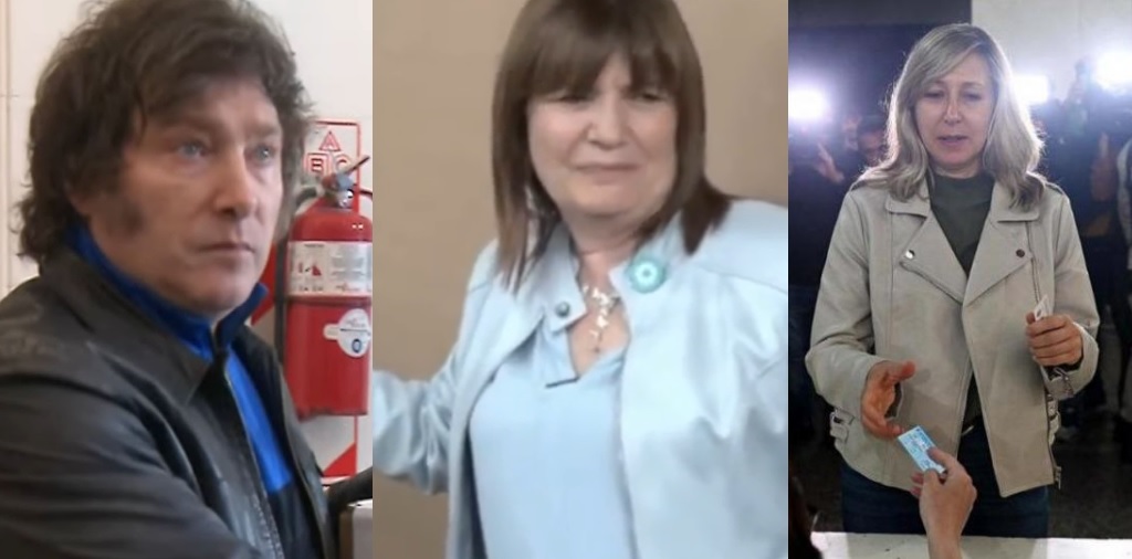 Milei, Bullrich y Bregman: tres de los cinco candidatos a presidente ...